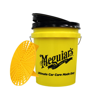 Mequiar´s Wascheimer mit Grit Guard mit Deckel - GELB