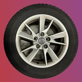 AUDI FELGEN mit DUNLOP Winterreifen 205/60R16 - 4 Stück