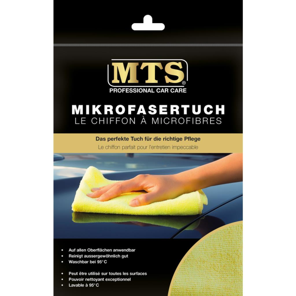 Mikrofasertuch Gelb 40x40cm