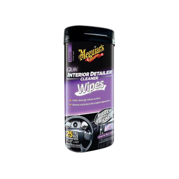 Meguiar´s QID Reinigungstücher Innenraum 30 Stk. Quik Interior Detailer Cleaner Wipes